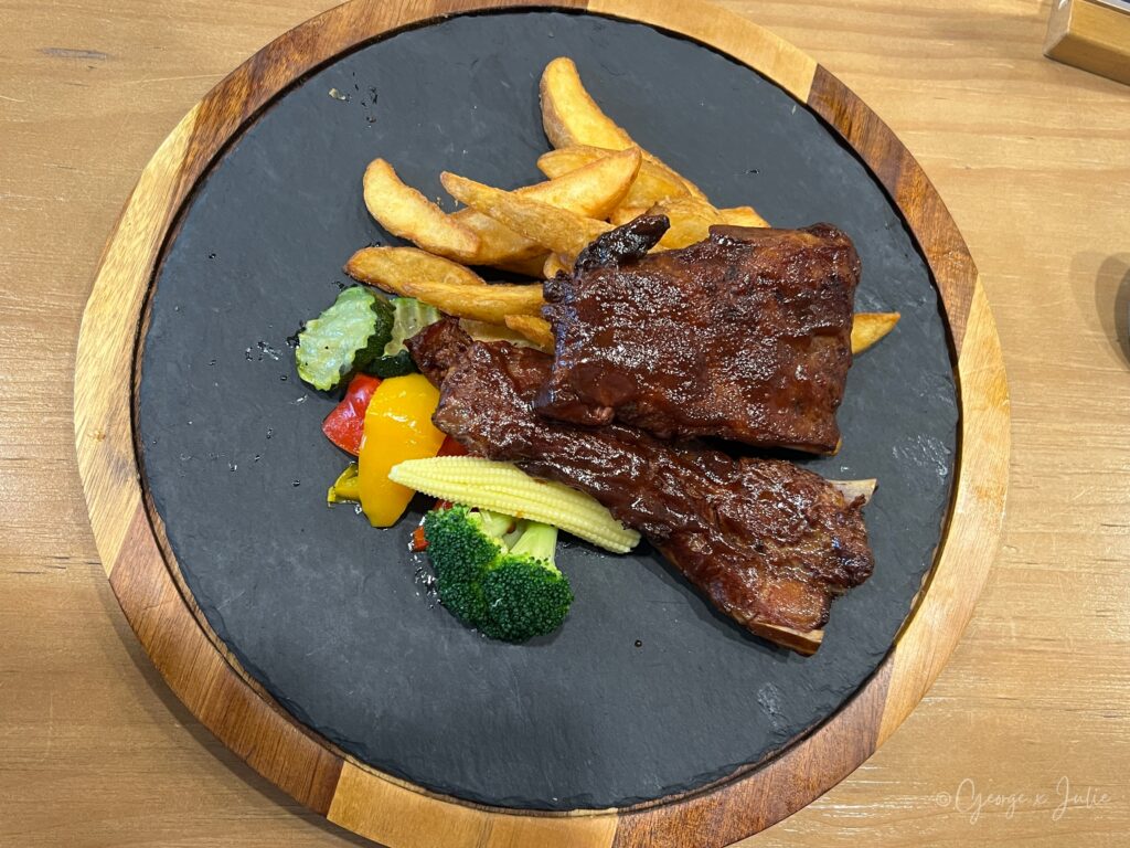 南法玫瑰莊園石板岩盤豬肋排BBQ醬