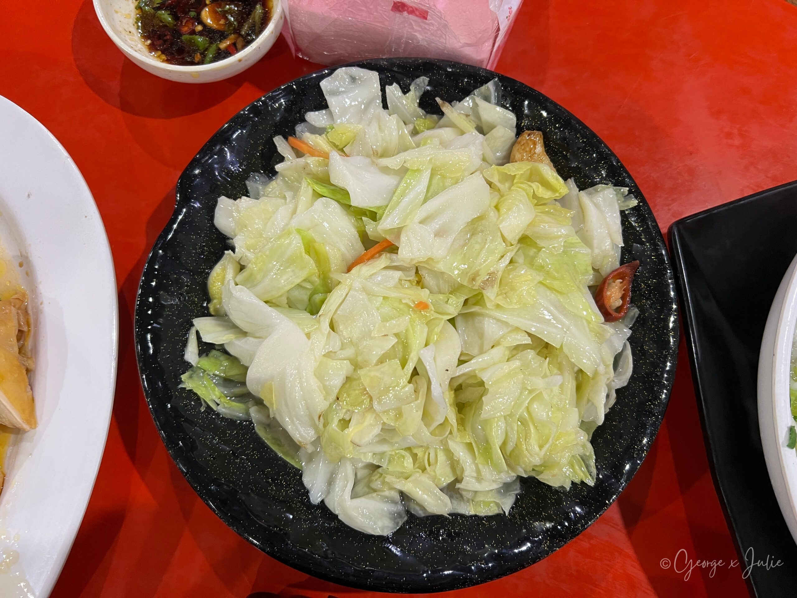 4-7休閒魚池餐廳清炒高麗菜