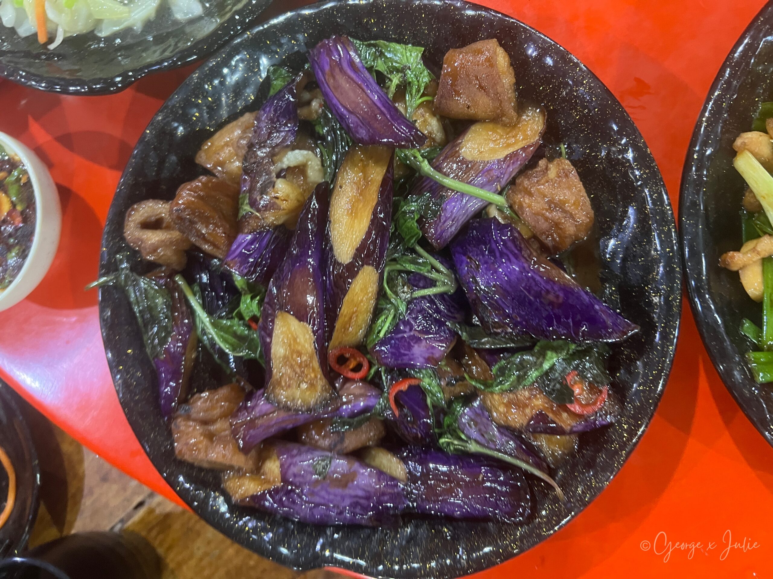 4-7休閒魚池餐廳茄子悶肥腸