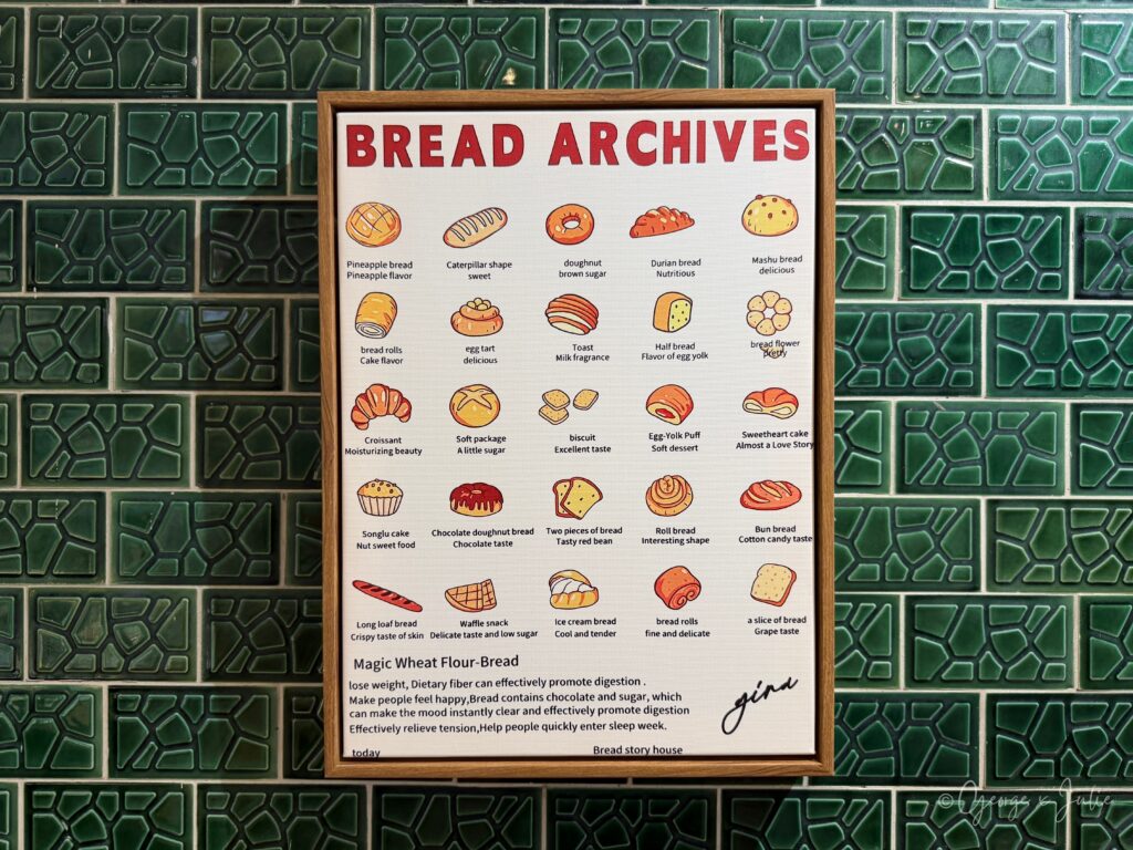 VegBite cafe 薇麥蔬食咖啡 中壢蔬食咖啡廳 Bread Archives插畫海報