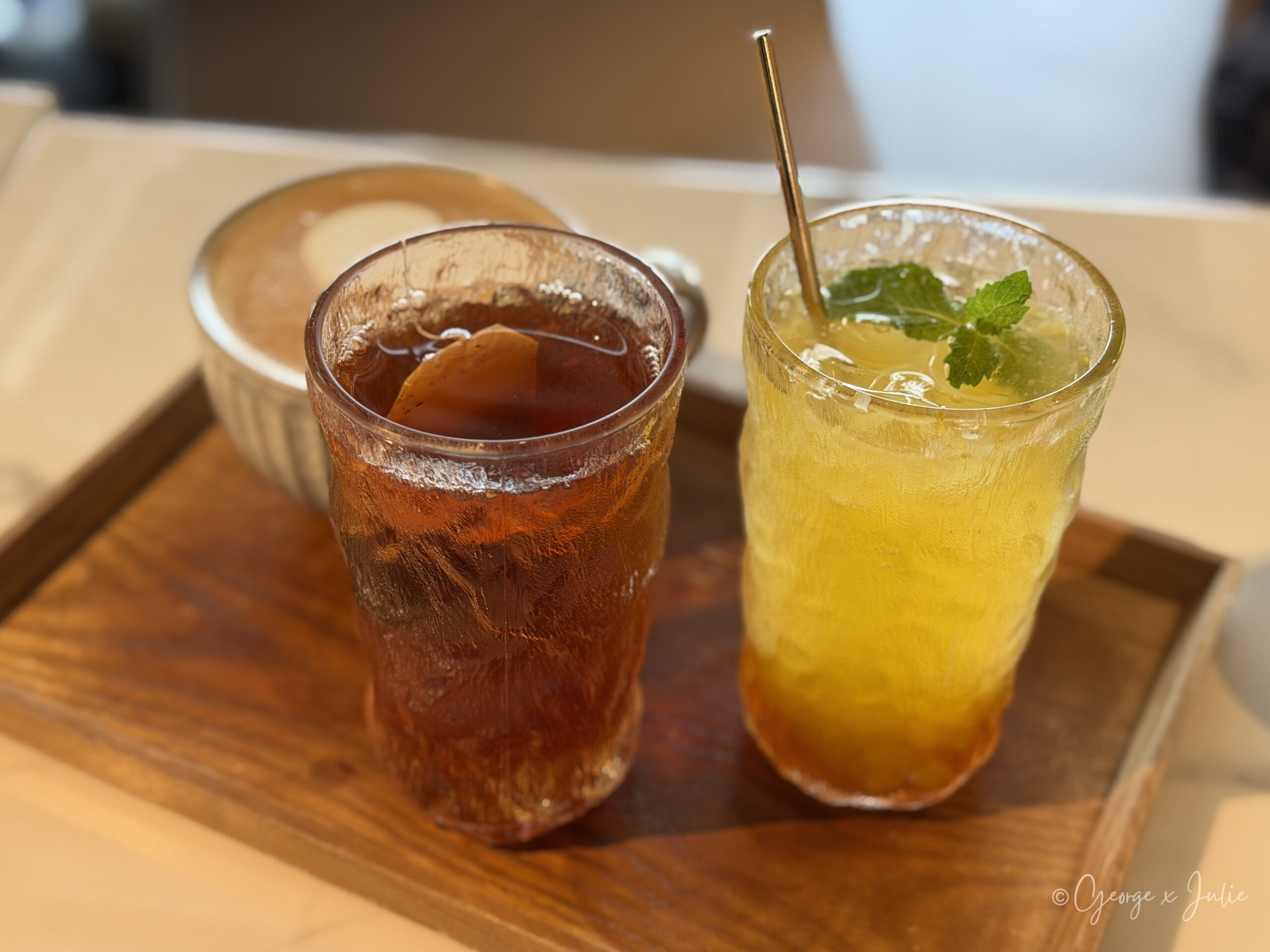 橫山水一方 熱拿鐵、早餐茶與愛在夏天氣泡飲