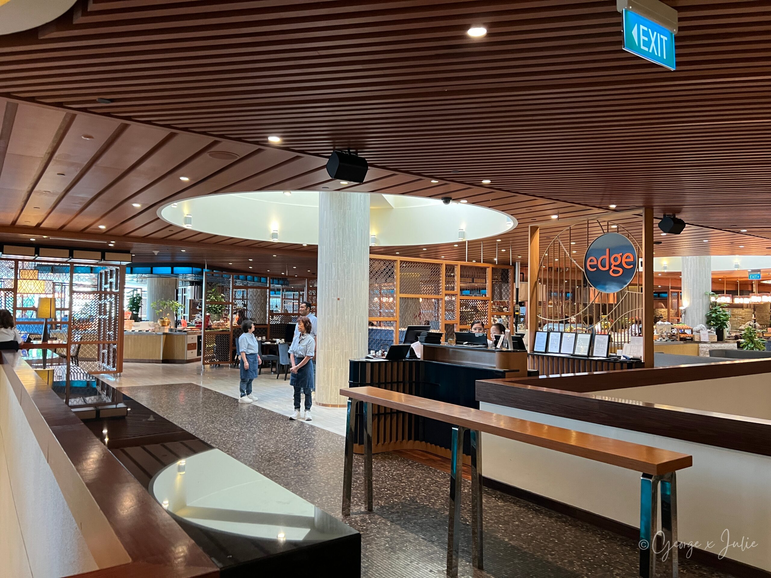 新加坡泛太平洋酒店 Edge 餐廳入口