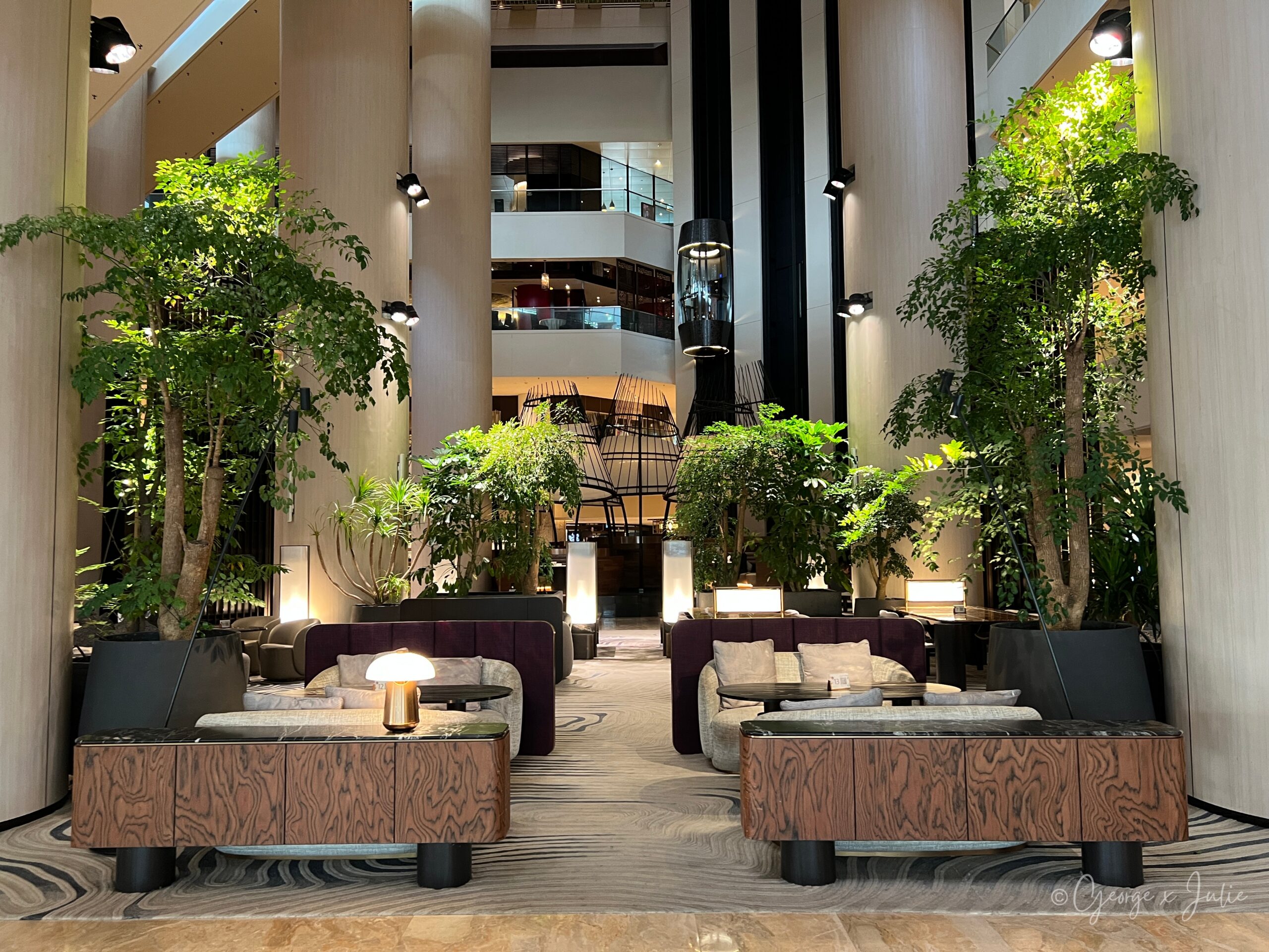 新加坡泛太平洋酒店大廳休息區